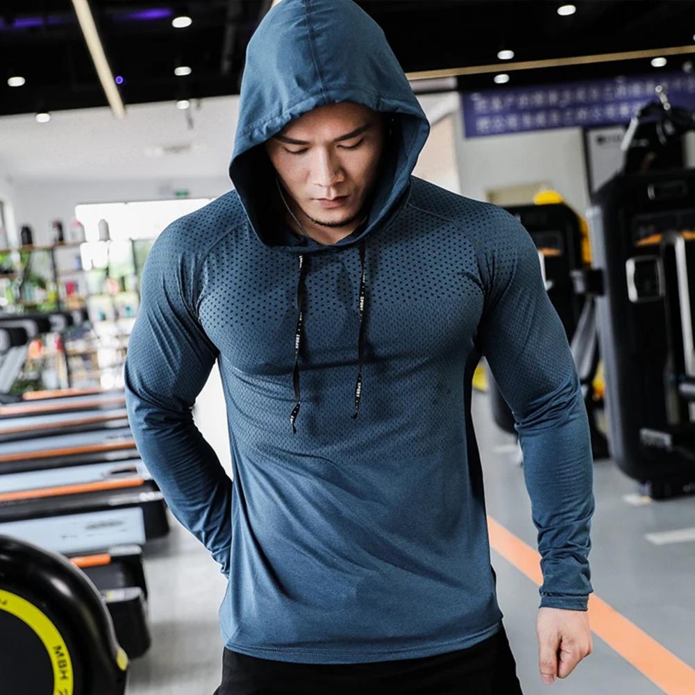 Outdoor Sport Hoodie - Agasalho de fitness dos homens correndo