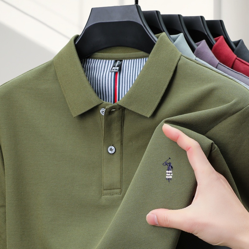 Polo Shirt Equestrian - Camisa POLO clássica de verão da