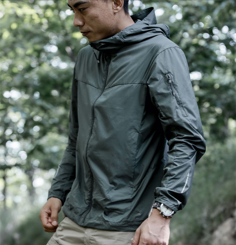 Outdoor Sport Jacket Men - FSTAR-Roupa de Proteção Solar Respirável Masculina,