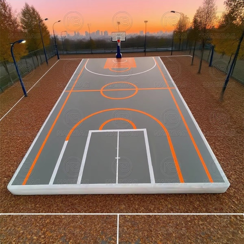 Outdoor Sport Flooring - Air Court Infla Sport Court Airtrack: