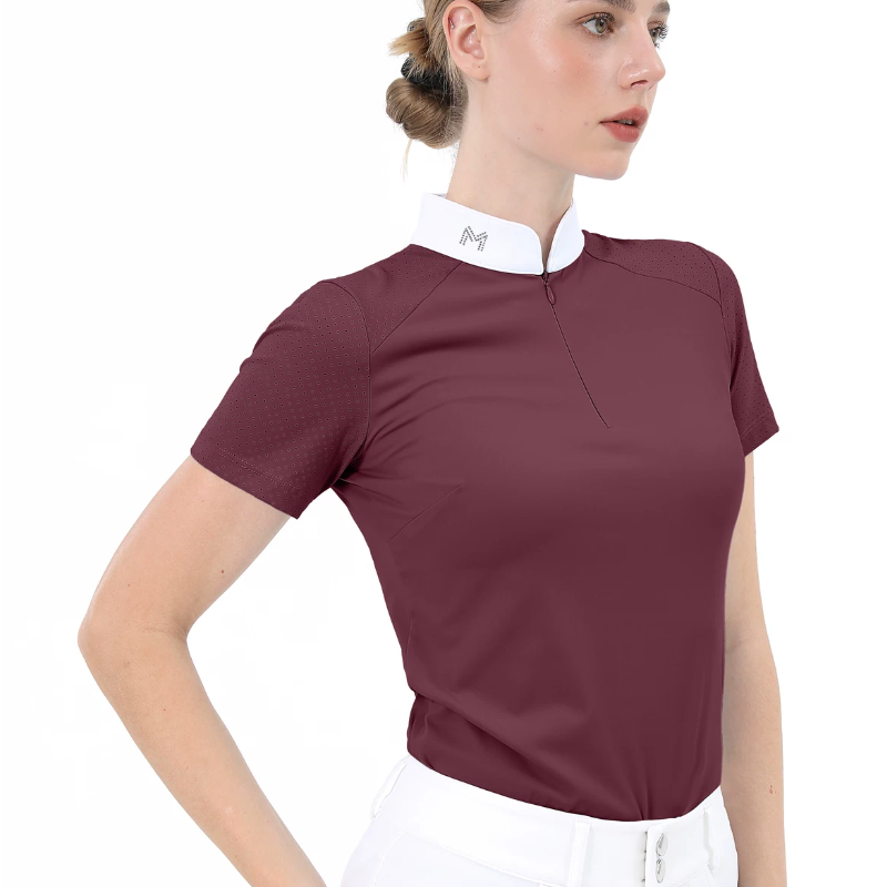 Polo Shirt Equestrian - Camiseta Polo Feminina Profissional de Manga