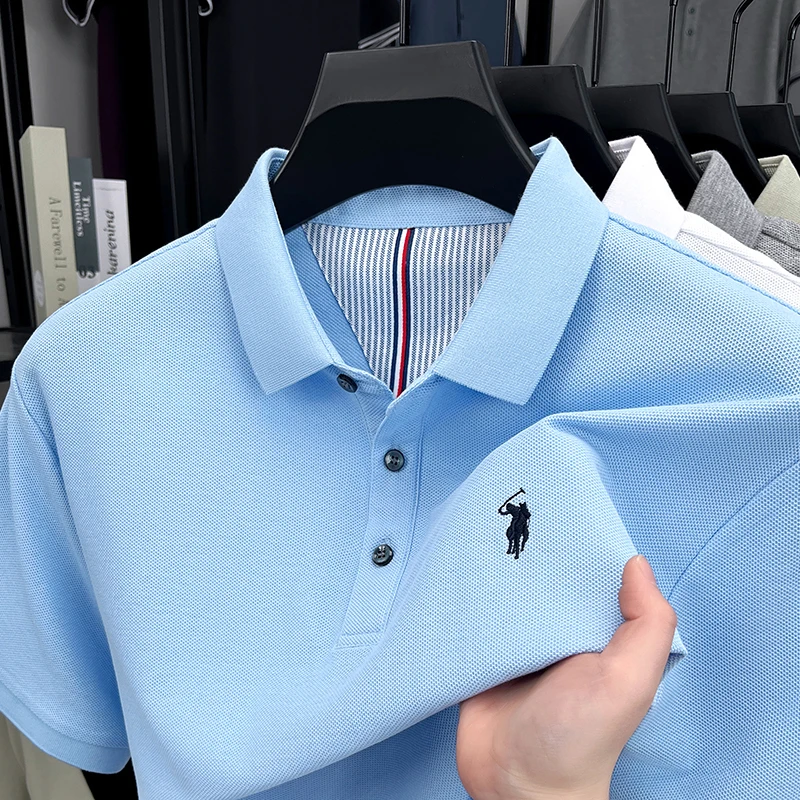 Polo Shirt Equestrian - Camisa Polo Masculina 100% Algodão de