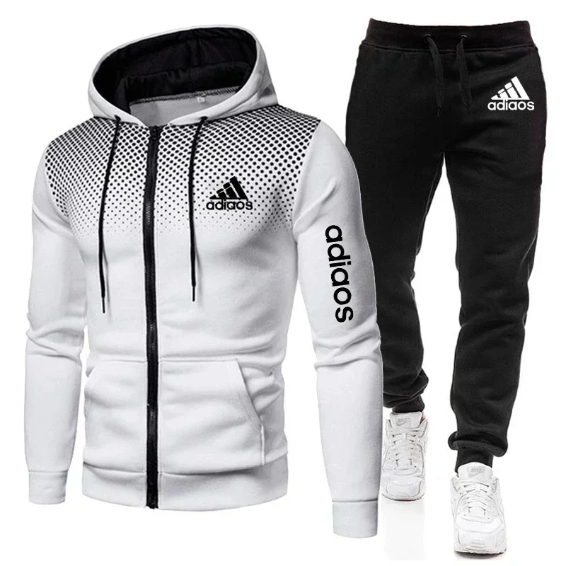 Outdoor Sport Hoodie - Novo Estilo de Moda Masculina: Conjunto