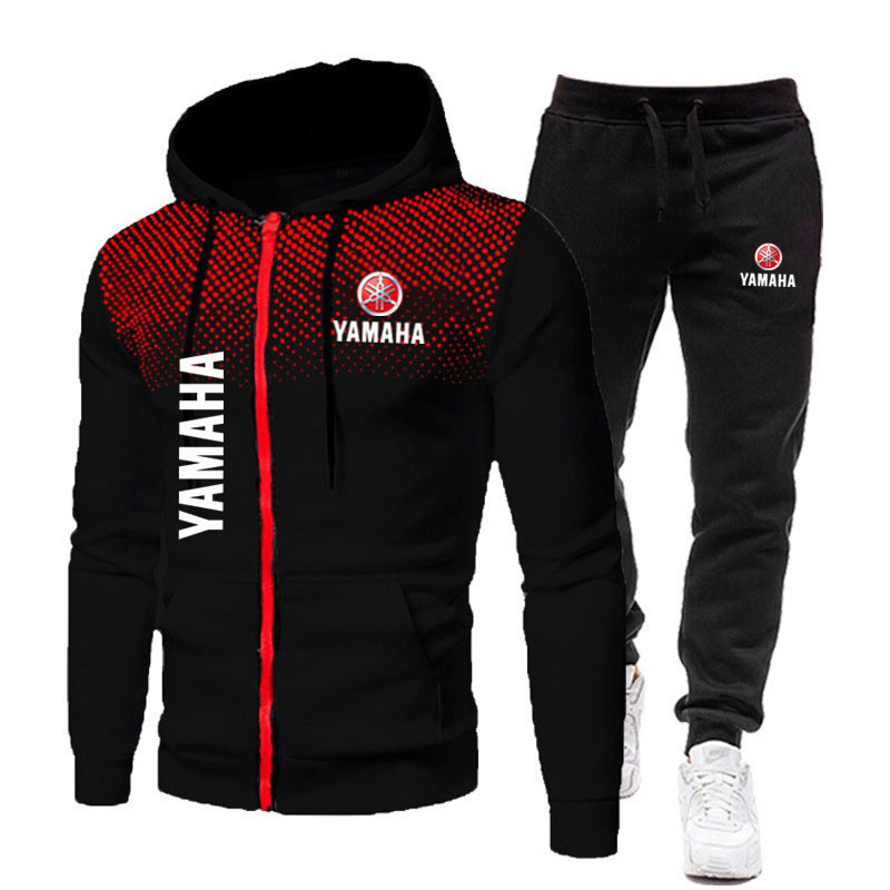 Outdoor Sport Hoodie - Conjuntos Masculinos Yamaha com Estampa de