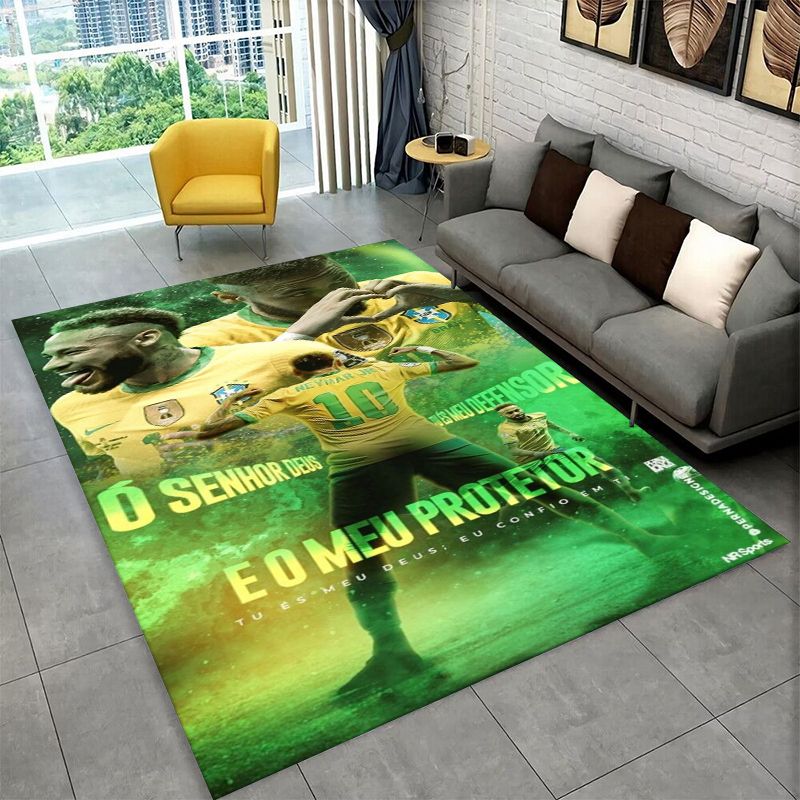 Outdoor Sport Flooring - Tapete Antiderrapante de Futebol N-Neymar para
