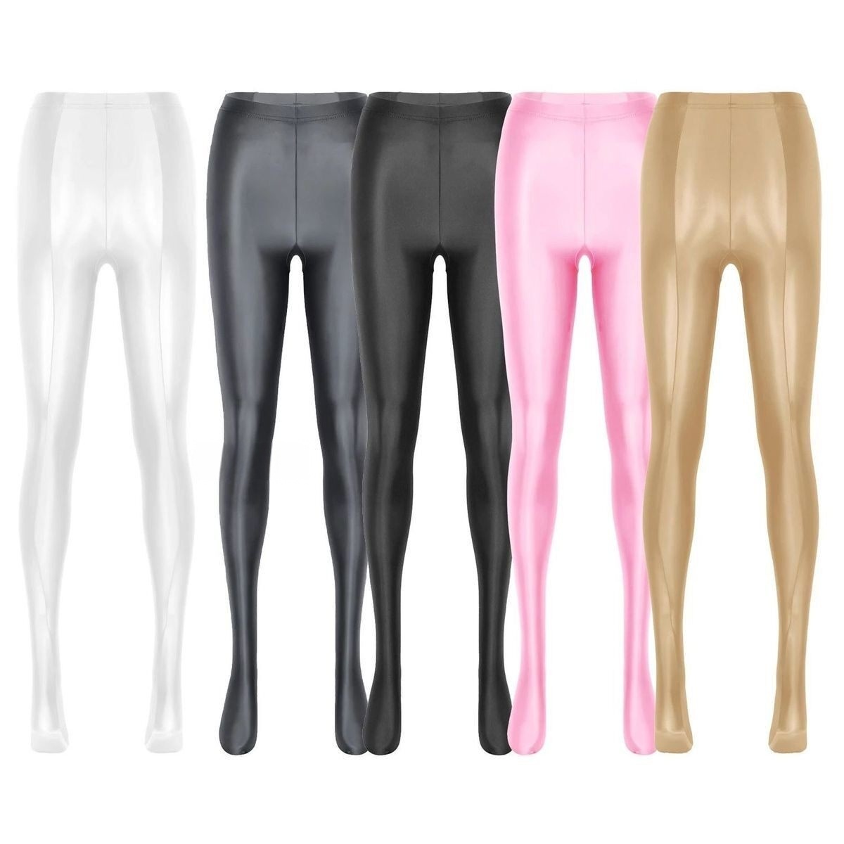 Outdoor Sport Leggings - Meia-calça Extra Grande com Costura Traseira,