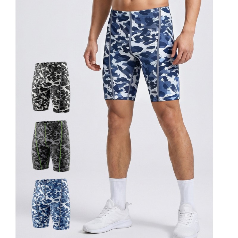 Outdoor Sport Leggings - Shorts masculinos para corrida ao ar