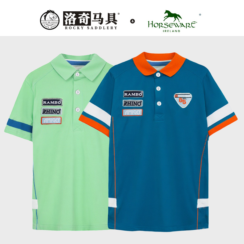 Polo Shirt Equestrian - Camisa Polo Infantil Horsewarekids, Camiseta de