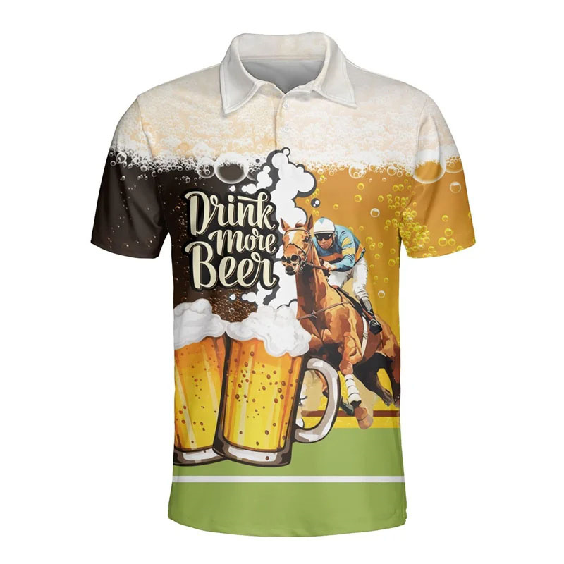 Pólo de cerveja havaiana impre - Polo Shirt Equestrian avaliação e preço