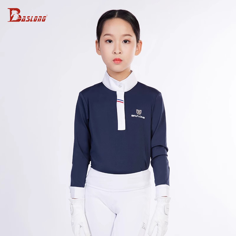 Baslong roupas equestres crian - Polo Shirt Equestrian avaliação e preço