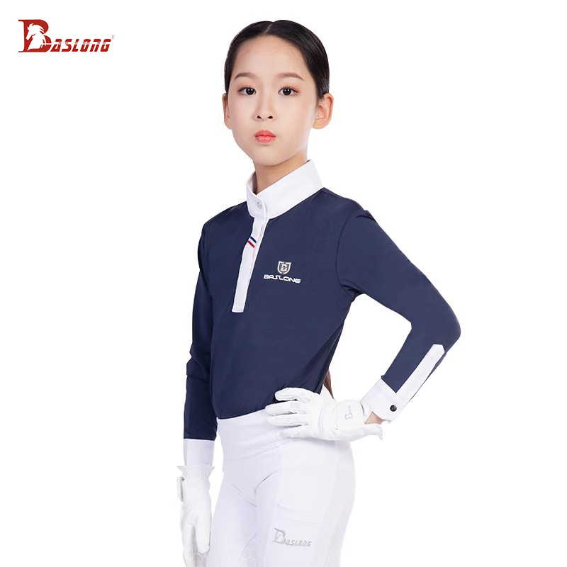 Baslong roupas equestres crian - Polo Shirt Equestrian avaliação e preço