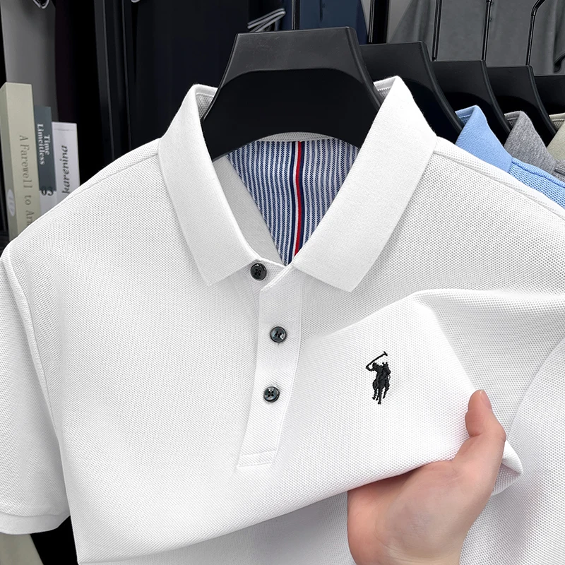 Camisa Polo Masculina 100% Alg - Polo Shirt Equestrian avaliação e preço