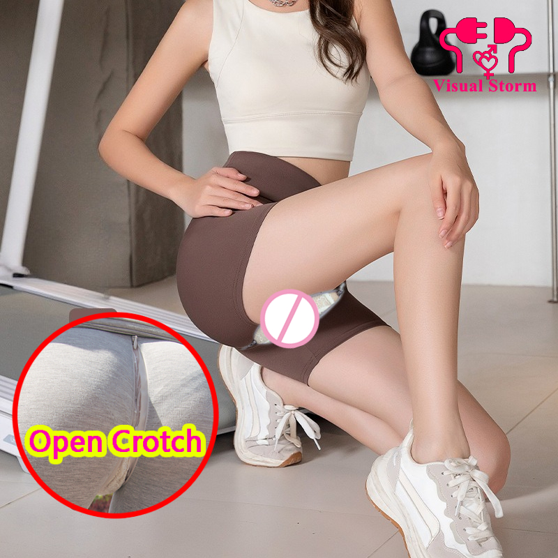 Mulher calças de virilha abert - Outdoor Sport Leggings avaliação e preço