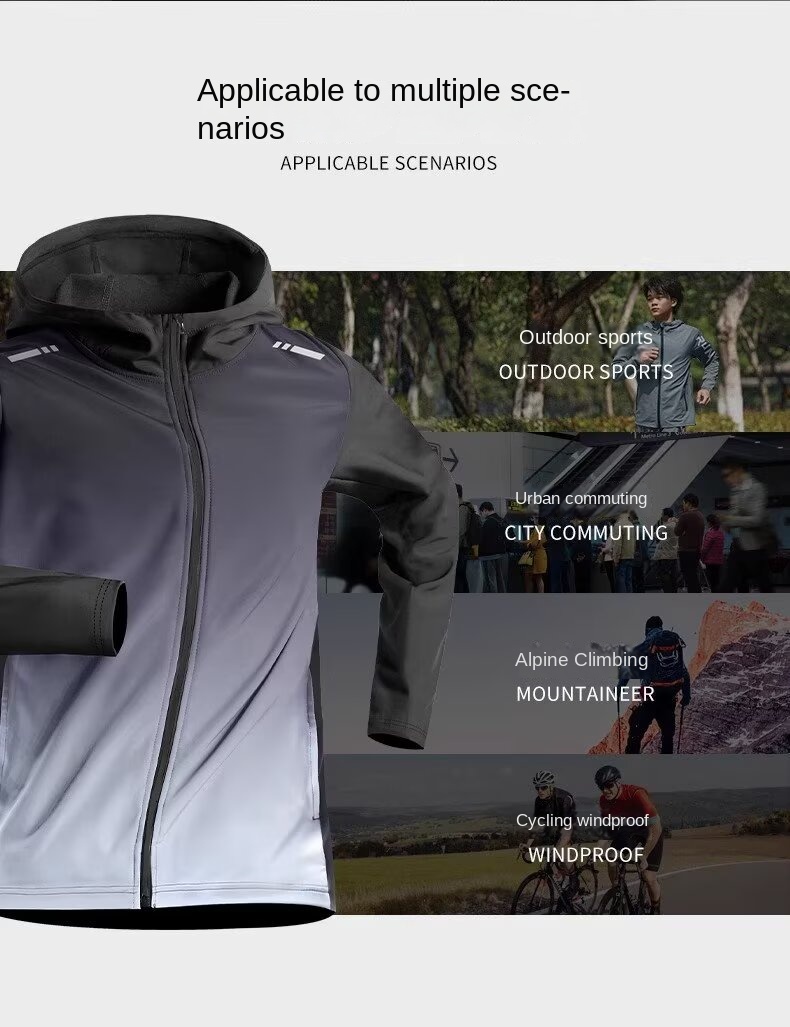 Jaqueta de corrida de secagem  - Outdoor Sport Jacket Men avaliação e preço