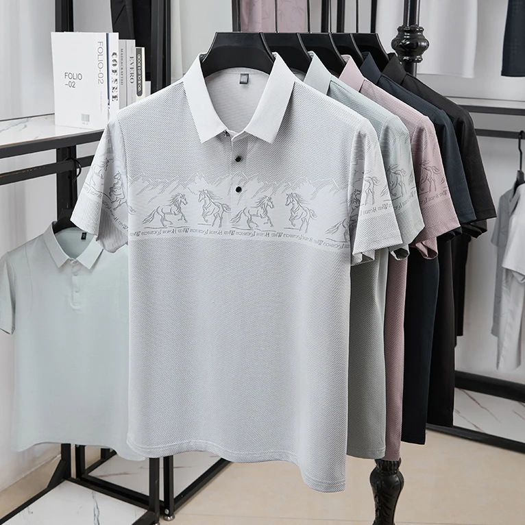 Camisa polo masculina com esta - Polo Shirt Equestrian avaliação e preço