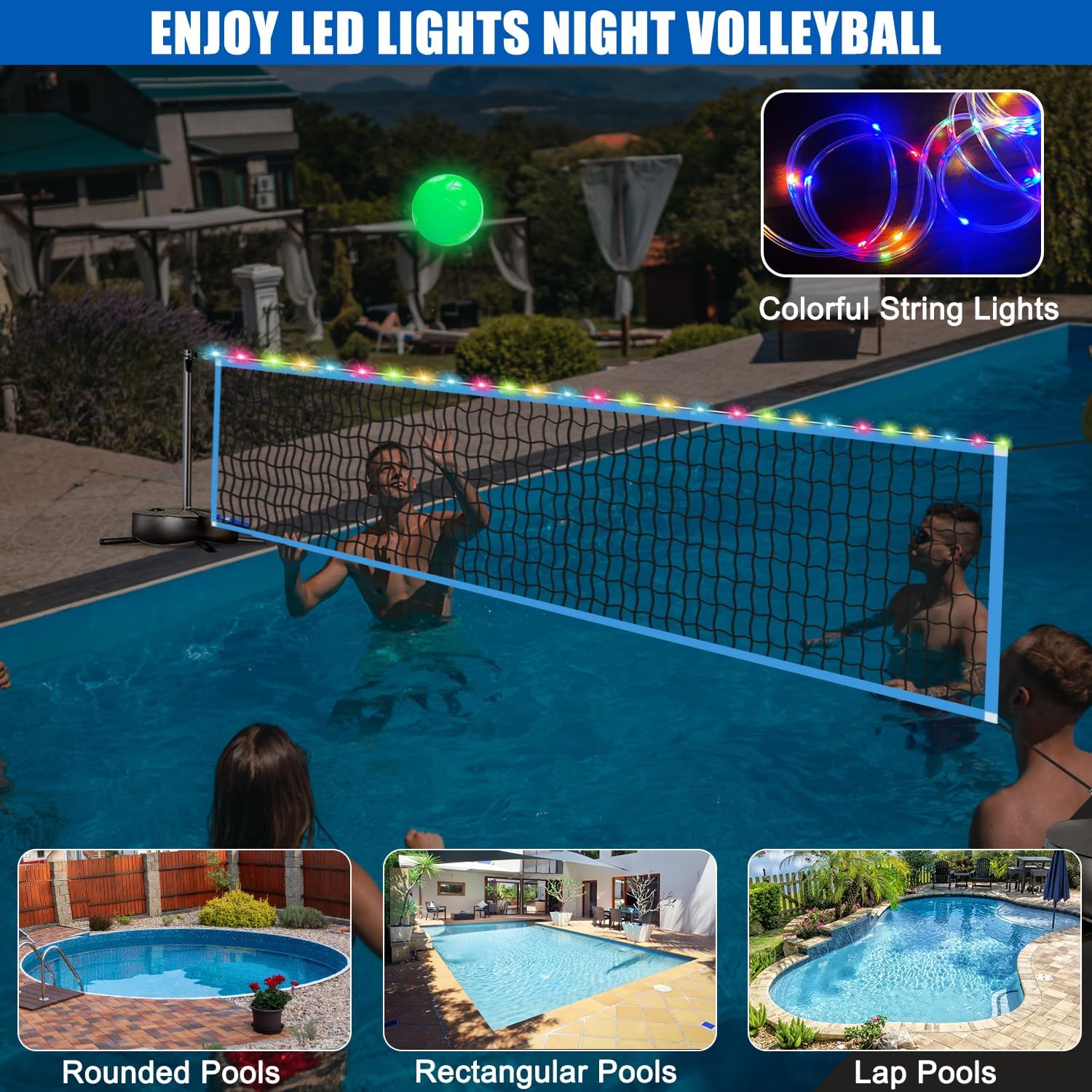 Rede de Vôlei Portátil para Ex - Outdoor Sports Net avaliação e preço