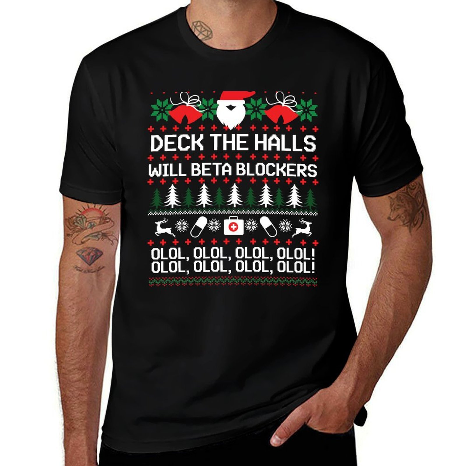 Camiseta de Natal Deck The Hal - Outdoor Sports Hall avaliação e preço