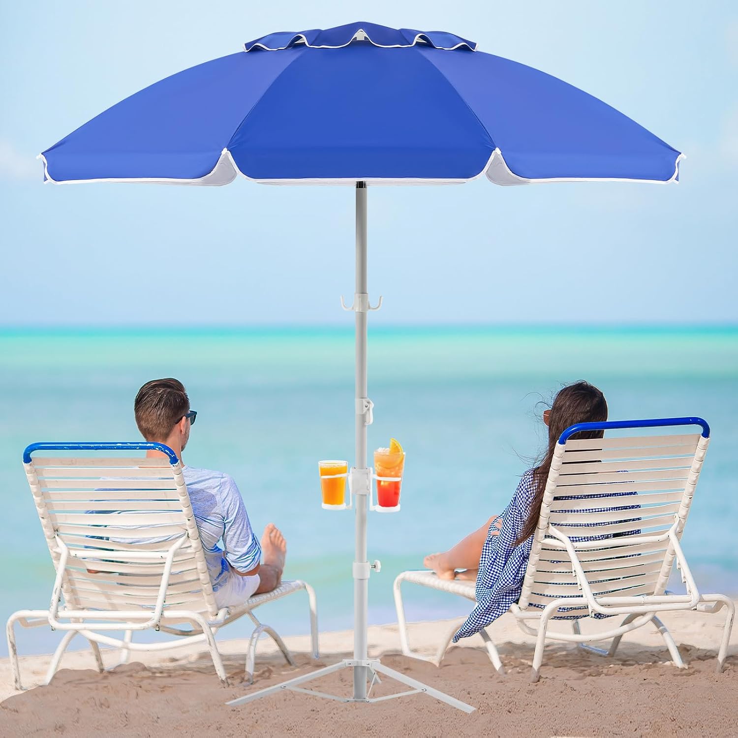 Guarda-Sol Portátil de 6,5 pés - Outdoor Sports Umbrella avaliação e preço