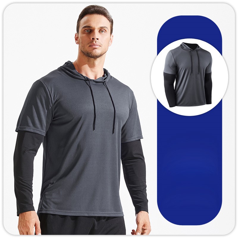 Camiseta masculina para corrid - Outdoor Sport Hoodie avaliação e preço